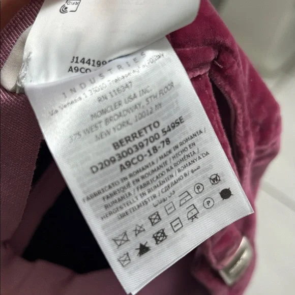 Moncler velvet hat - Picture 7 of 7